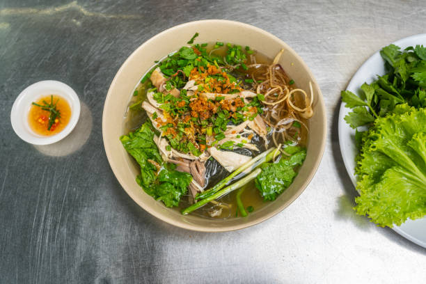 Vietnamese Chicken And Glass Noodle Soup